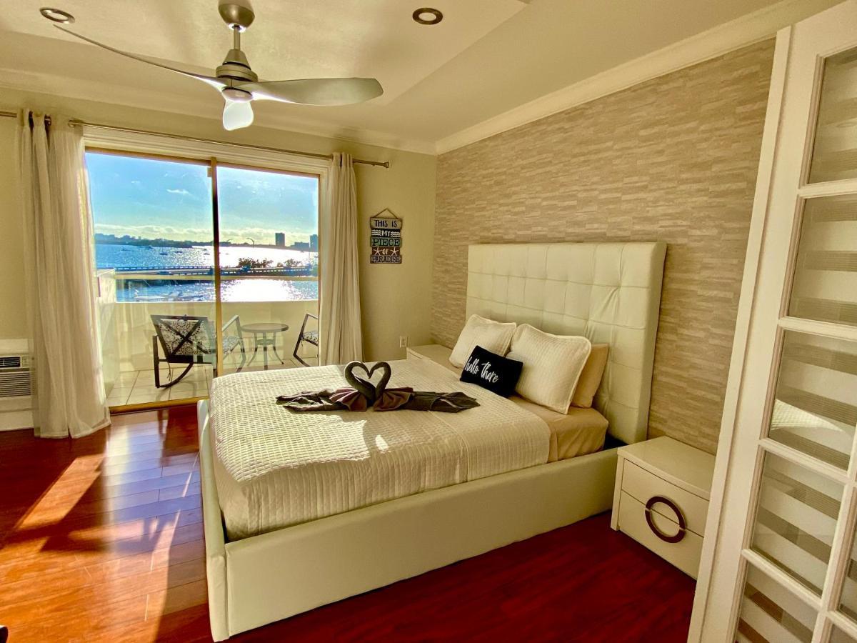 Deluxe Waterfront One Bedroom Apartment With Miami Skyline View, Free Parking 5 Mins Drive To Miami Beach Exteriér fotografie